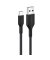 BOOSTCHARGE geflocht.Kab. USB-CUSB-A 2m schw.CAB022HQ2MBK