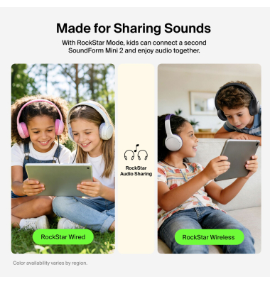 Soundform Mini 2 Wireless On-Ear Kinder schwarz AUD012hqBK