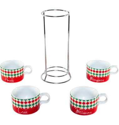 4 Cappuccio Tricolore