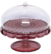 VANITY Kuchenplatte mit Fu&szlig; und Haube Mauve