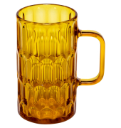 VANITY Bierglas aus Acryl, Saffron yellow