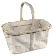 Einkaufstasche Carrybag, Teddy Sand, BK1042, 22 Liter, au&szlig;en 48x29x28cm, Polyester (Recycling-PET), beige