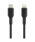 LightningUSB-C Kabel 1m ummantelt, mfi zert., schwarz