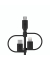 BOOST Charge Univ. Kabel 1,2m Lightn.MicroUSB-C - USB-A