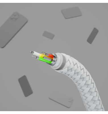 Flex LightningUSB-A 1m mfi zert., wei&szlig; CAA010bt1MWH