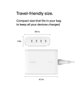 BOOST Charge PRO 200Watt 4-Port USB-C GaN Lade.WCH015vfWH