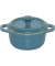 Mini Cocotte Set 4-tlg. rund, Keramik, antik-t&uuml;rkis