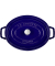 La Cocotte 29cm oval dunkelblau, Gusseisen