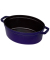 La Cocotte 29cm oval dunkelblau, Gusseisen