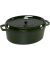 La Cocotte 33cm oval, Basilikum-gr&uuml;n, Gusseisen
