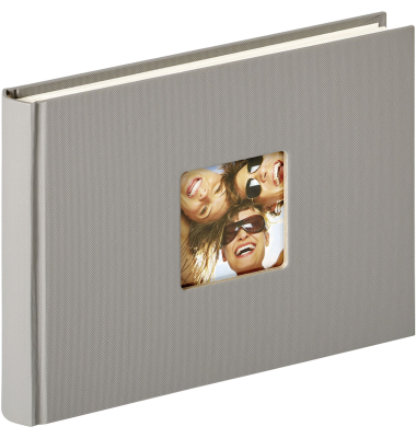 Fun grau 22x16 40 Seiten Buchalbum FA207X