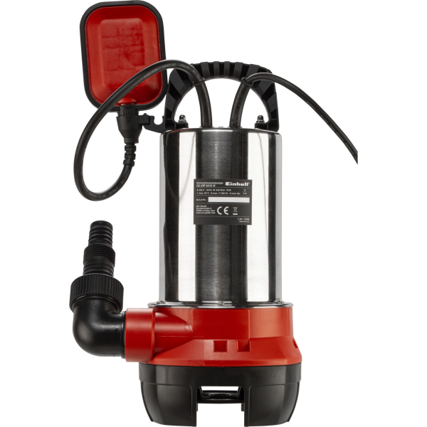 Einhell GC-DP 6315 N Schmutzwasserpumpe (630W, Ø15 mm Fremdkörper, 17.000 L/h Förderleistung, Schwimmerschalter, Tragegriff, integr. Kabelaufwicklung)