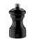 Bistro Pfefferm&uuml;hle 10 cm Schwarz lackiertes Holz