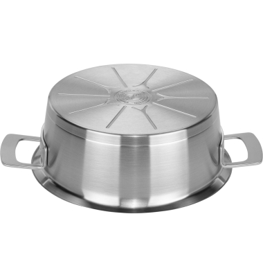 Phi Collection Braten- topf mit Glasdeckel 24 cm, 3,9L