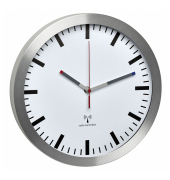  Wanduhr 60.3528.02, wei&szlig;/silber