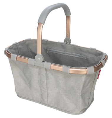 Einkaufstasche Carrybag, Frame Twist SkyRose, BK1036, 22 Liter, au&szlig;en 48x29x28cm, Polyester, grau