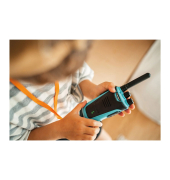 Walkie-Talkies mit Taschenlampe blaurot