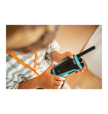 Walkie-Talkies mit Taschenlampe blaurot