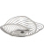 Trinity Obstschale 33cm Inox ACO03