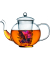 Teekanne Verona 1,5l Glas inkl. Teefilter 1466