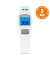 Infrarot-Stirnthermometer wei&szlig;