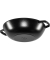 Wok 30 cm mit Deckel Gusseisen, schwarz