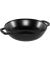 Wok 30 cm mit Deckel Gusseisen, schwarz