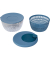 Salatschleuder Spin&Store, Deep Air blue