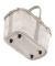 Einkaufstasche Carrybag XS, Teddy Sand, BN1042, 5 Liter, au&szlig;en 33,5x21x19,5cm, Polyester, beige