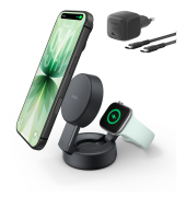 UltraCharge 25W Qi2 magn. 2-in-1 Lad.dunkelgrau WIZ043kqCH