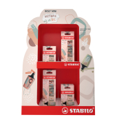 Textmarker-Thekendisplay STABILO BOSS MINI Naturevibes, 16 Etuis mit 72 Textmarkern, sortiert, Limited Edition