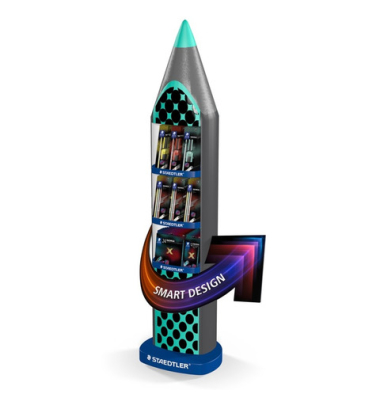Bodendisplay STAEDTLER&reg, Norix, 75 Einzelteile, sortiert