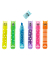 Monster Mini-Marker, 6 Neonfarben, sortiert, Monster-Design, kompaktes Format