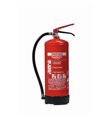 Pulverfeuerl&ouml;scher Protex 6kg +Wandhalter