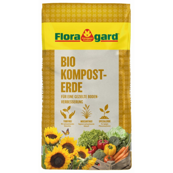 Floragard Kompost-Erde 50l 4006398416580 Floragard 50000 Milliliter