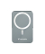 Power Bank mit Standfu&szlig; mag.wireless 10000mA grau 32268