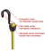 2x1 Master Lock Gummispannseil Doppelhaken 3022EURDAT