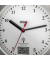  Wanduhr 41124, silber/wei&szlig;