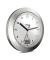  Wanduhr 41124, silber/wei&szlig;