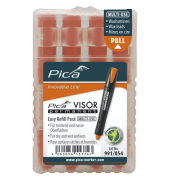 Pica VISOR permanent Ersatzminen -Sets, fluo-orange