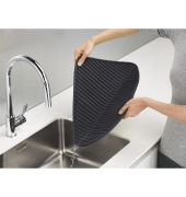 Flume grau faltbar Abtropfmatte