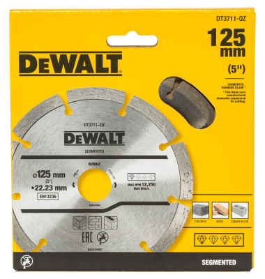 DT3711-QZ Diamant-Trennscheibe 125mm