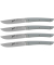 Steakmesser-Set 4-tlg. Color grigio