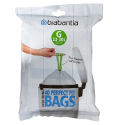 M&uuml;llbeutel 37 56 68, wei&szlig;, 25 - 30 Liter