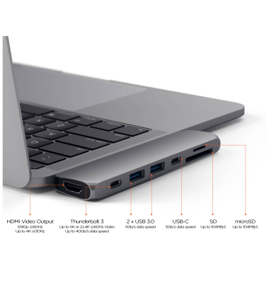 Type-C Pro Hub 4K HDMI space gray