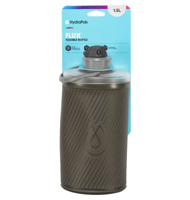 Flux 1,5L Faltflasche grau
