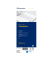 Trennstreifen 1644 blau 190g gelocht