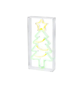 Schild LED 4,7x15x30cm bunt