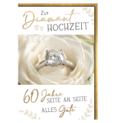Diamantene Hochzeitskarte