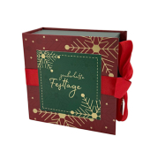 Schatzk&auml;stchen Weihnachten rotgr&uuml;n